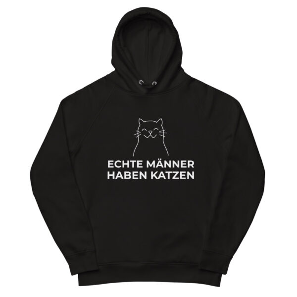 Unisex Kapuzenpullover “Echte Männer haben Katzen”